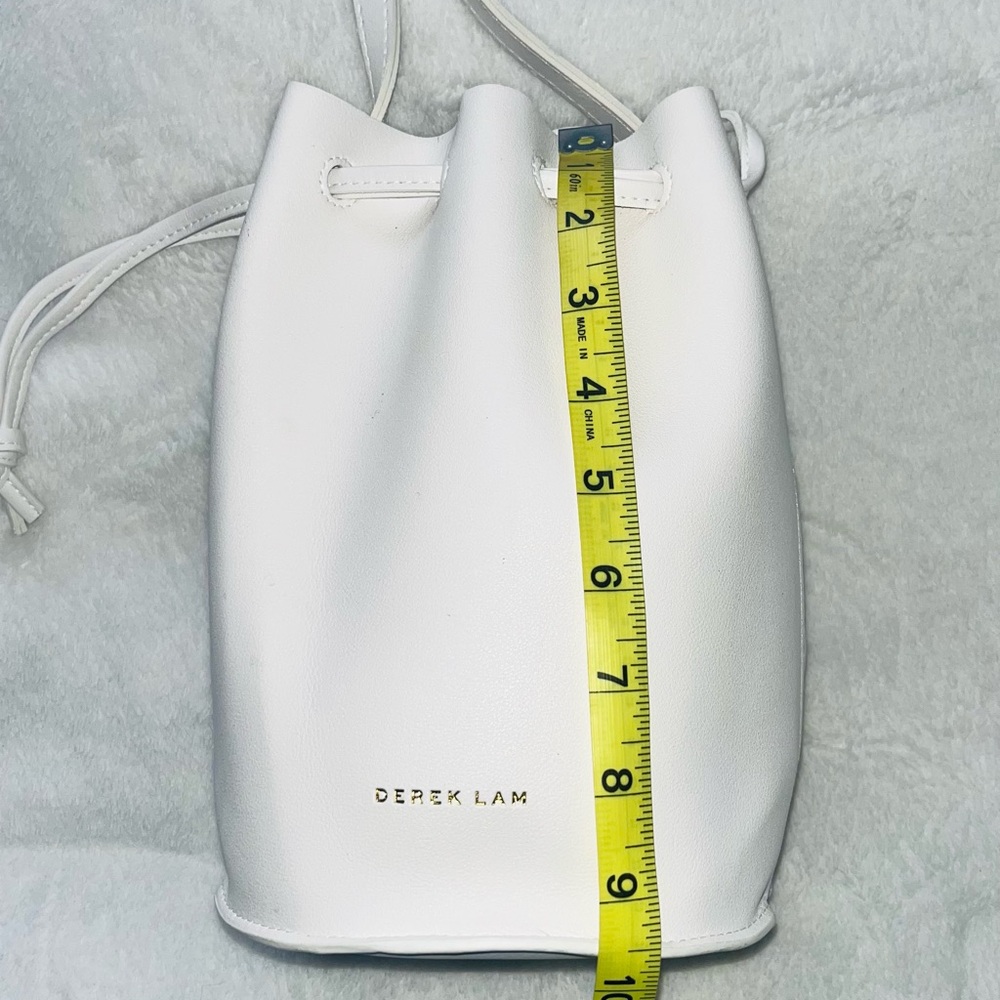 Derek Lam 10 Crosby White Leather Bucket Bag - Picture 10 of 13